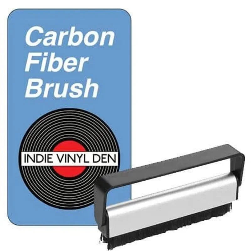 Carbon Fiber Brush for Vinyl Record Cleaning by Indie Vinyl Den