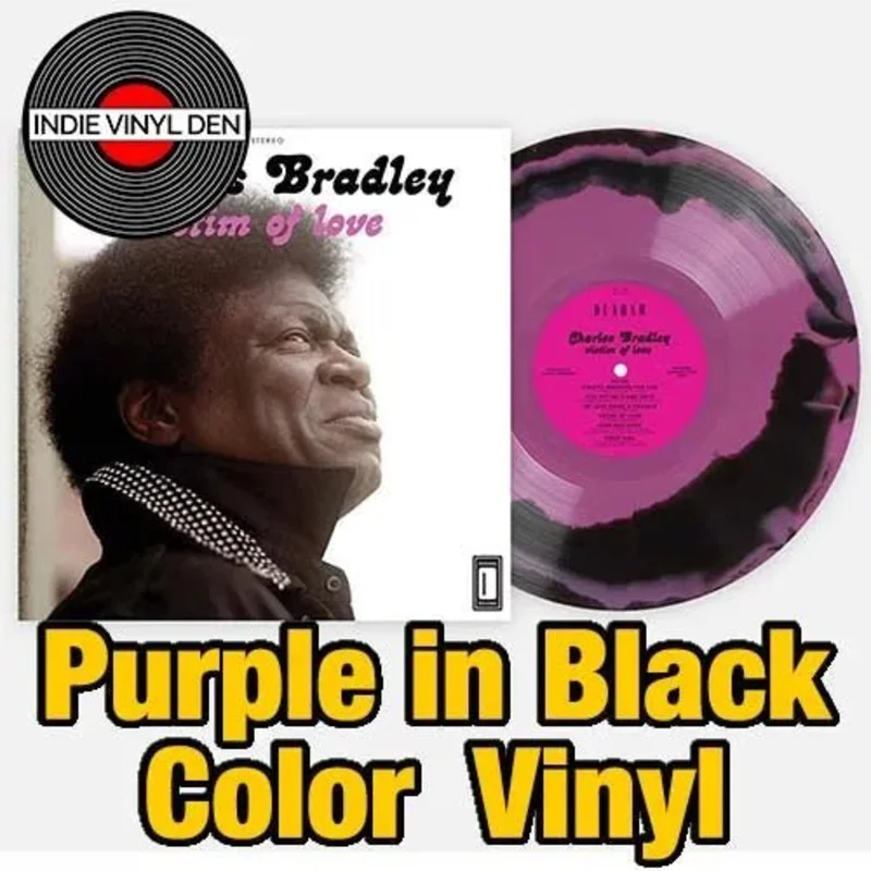 Charles Bradley - Victim of Love - Purple in Black Color Vinyl Record