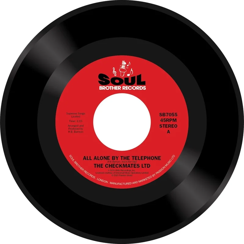 Checkmates - All Alone By the Telephone Vinyl 7"