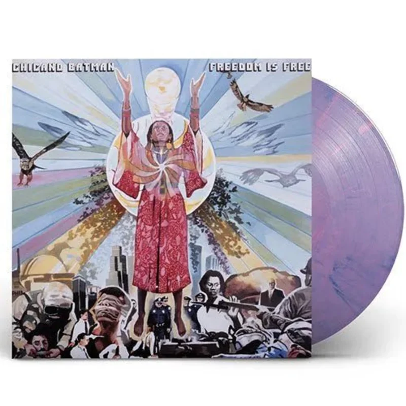 Chicano Batman - Freedom Is Free - Pink & Blue Splatter Color Vinyl Record