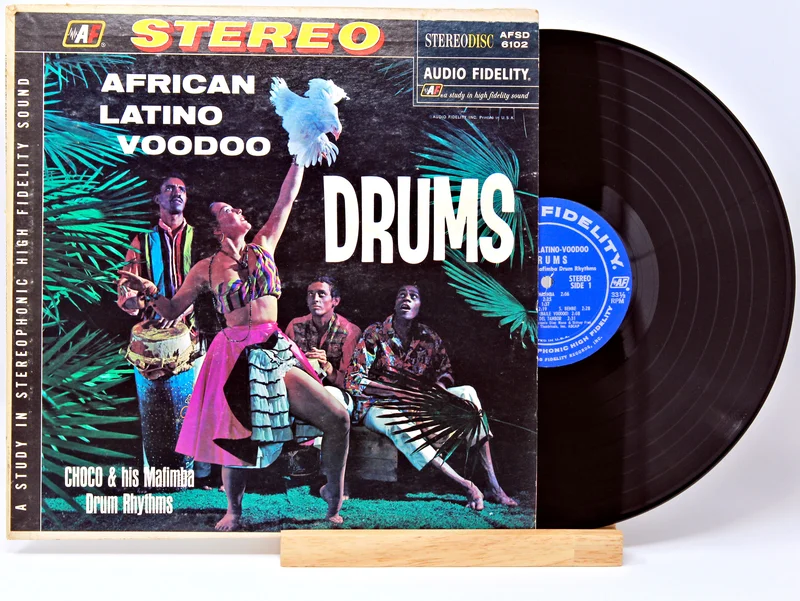 Choco & His Mafimba Drum Rhythms  African Latino Voodoo Drums