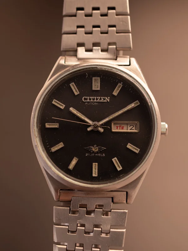 Citizen Automatic Black Dial (Ref. 4-063511 SMK) (35mm; Automatic)