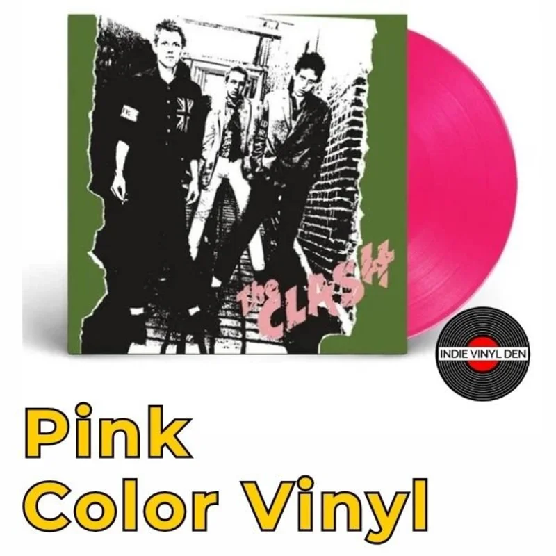 Clash, The - The Clash - Pink Color Vinyl Record