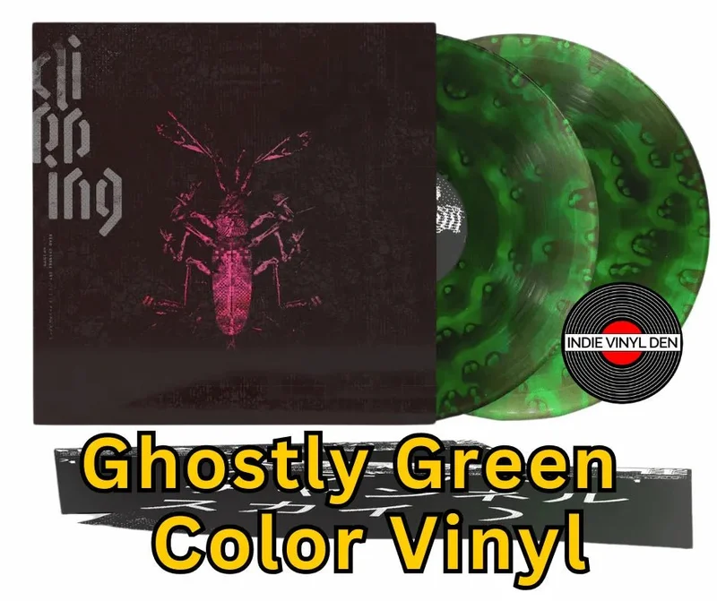 clipping. - Dead Channel Sky - Ghostly Green Color Vinyl Record + Poster/Sticker
