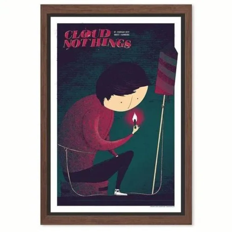 CLOUD NOTHINGS - HAMBURG 2019 Gig Poster