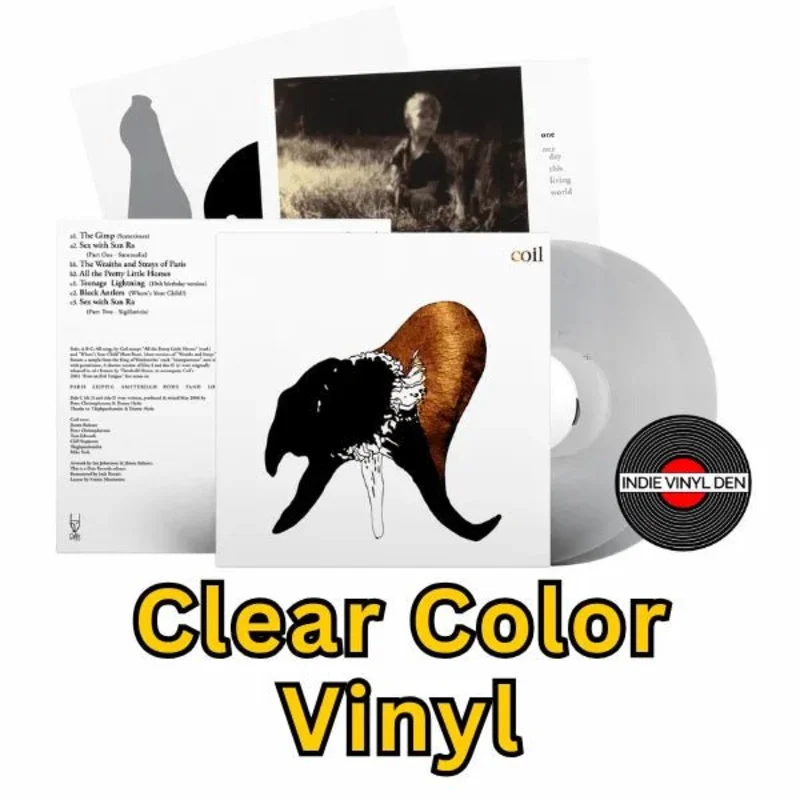 Coil - Black Antlers - Clear Vinyl Record 2LP