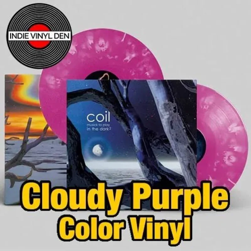 Coil - Musick To Play In The Dark - Cloudy Purple Color Vinyl Record 2LP