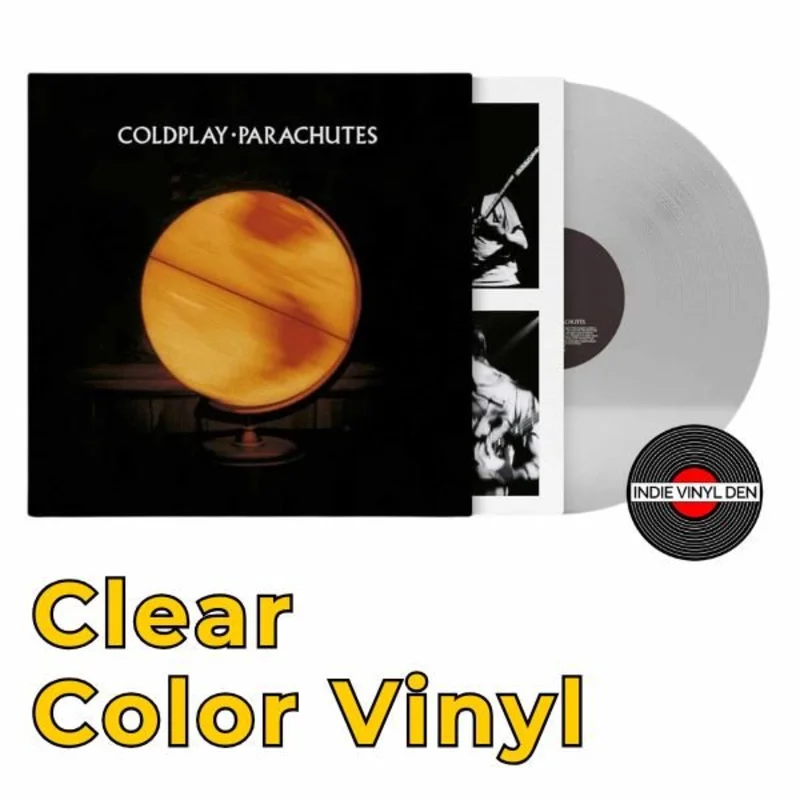 Coldplay - Parachutes - Clear Color Vinyl Record
