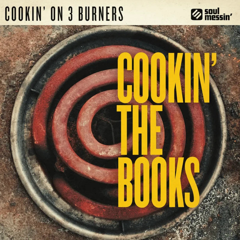 Cookin' On 3 Burners - Cookin' The Books Vinyl LP