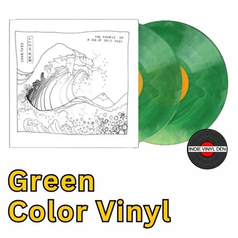 Courtney Barnett - The Double EP: A Sea Of Split Peas - Green Color Vinyl Record 2LP