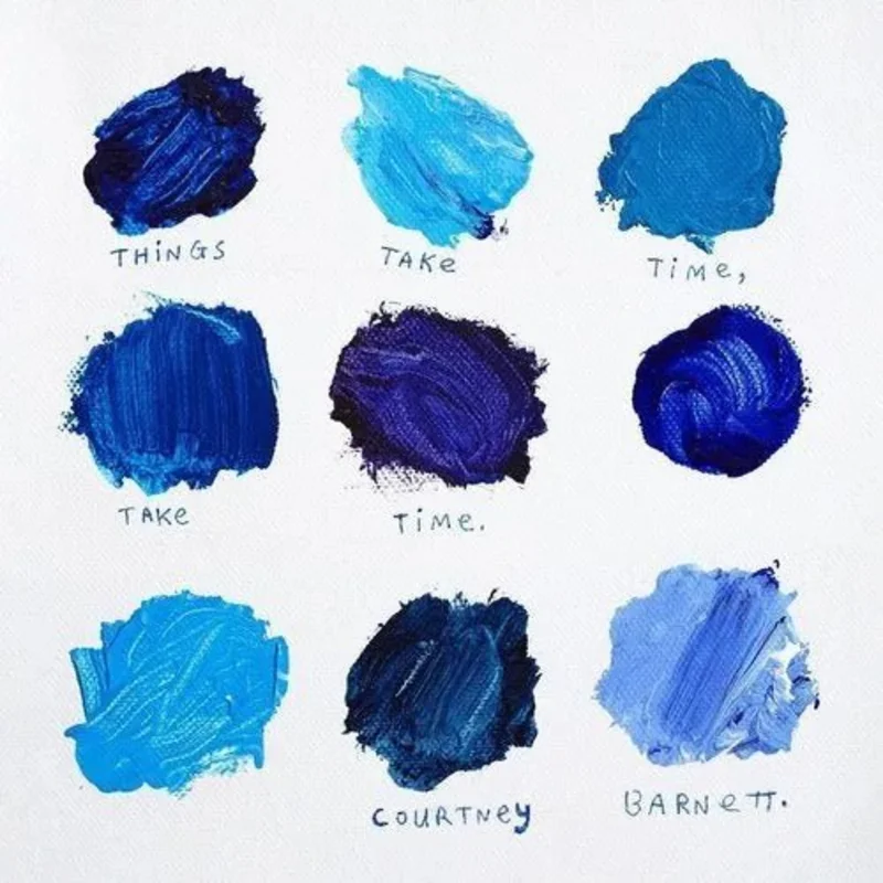 Courtney Barnett - Things Take Time, Take Time - Turning Blue color vinyl