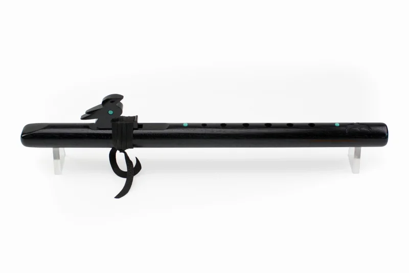 Crow Flute 'A' Ebonized Walnut