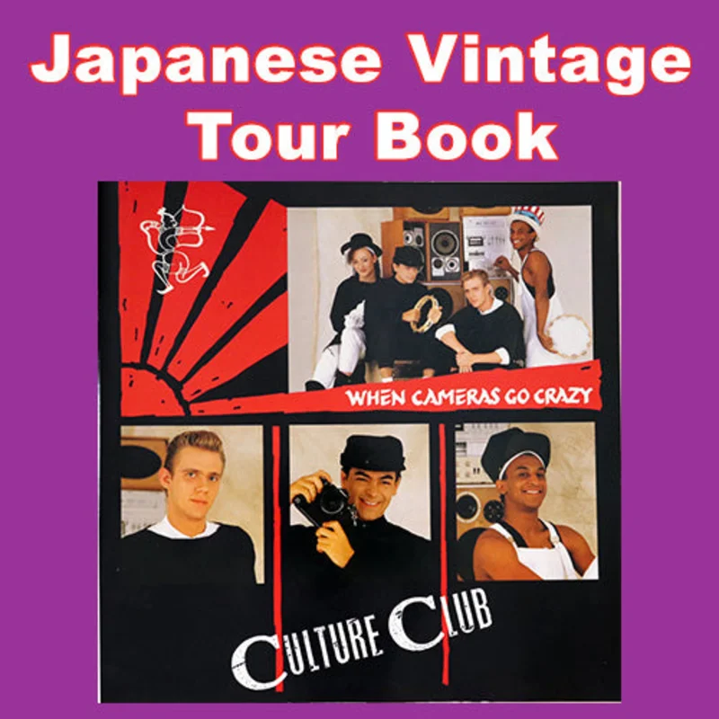 Culture Club 1983 When Cameras Go Crazy - Japanese Vintage Concert Tour Book