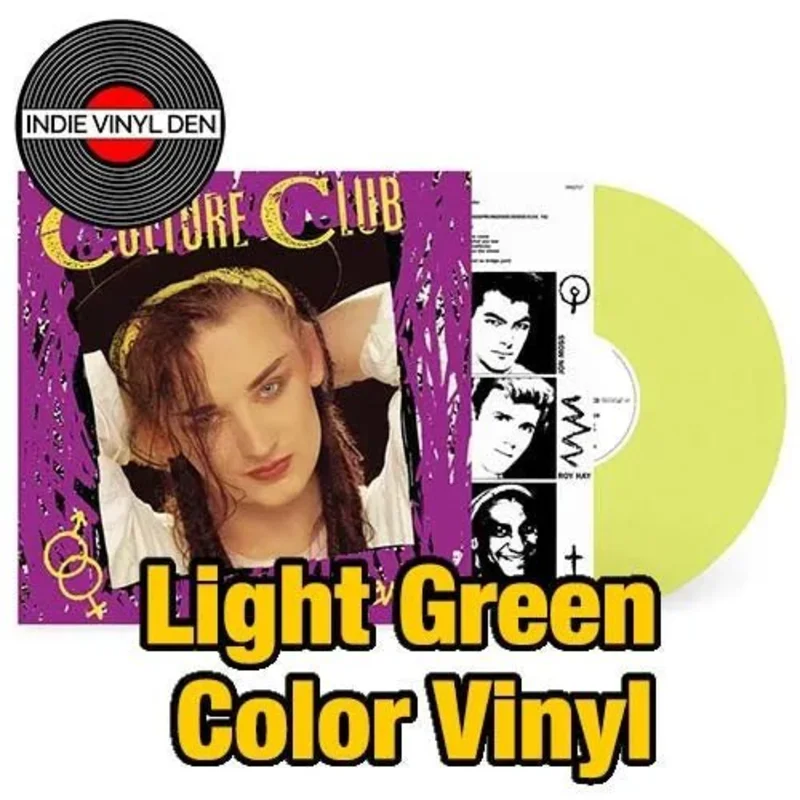 Culture Club - Kissing to Be Clever - Light Green Color Vinyl Record