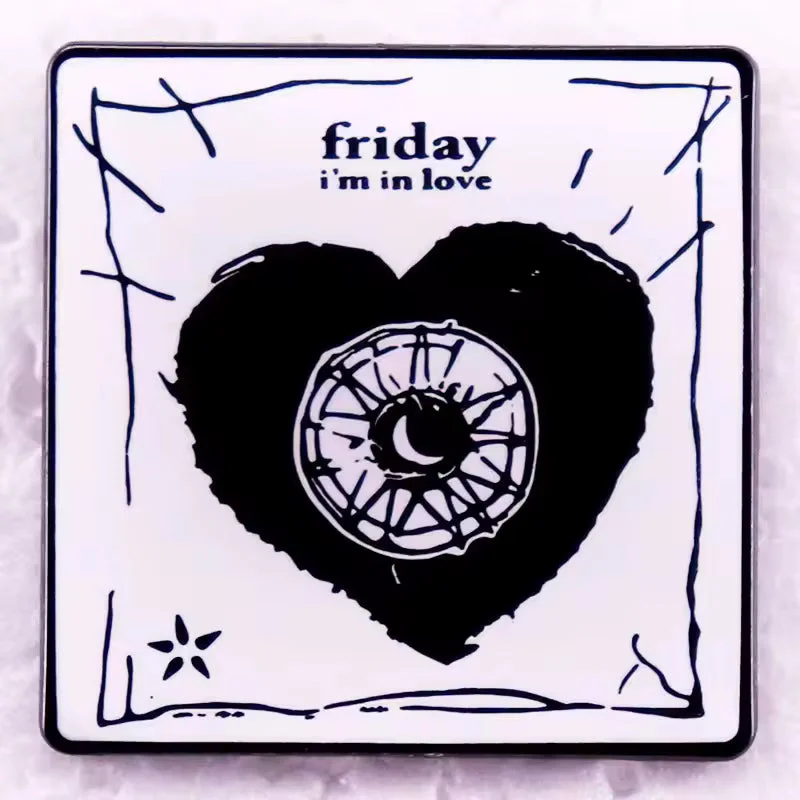 Cure Friday I'm in Love - Enamel Pin