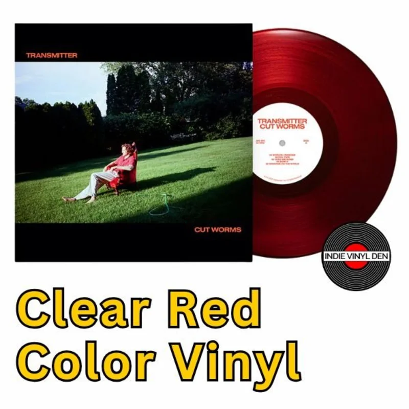 Cut Worms - Transmitter - Clear Red Color Vinyl Record