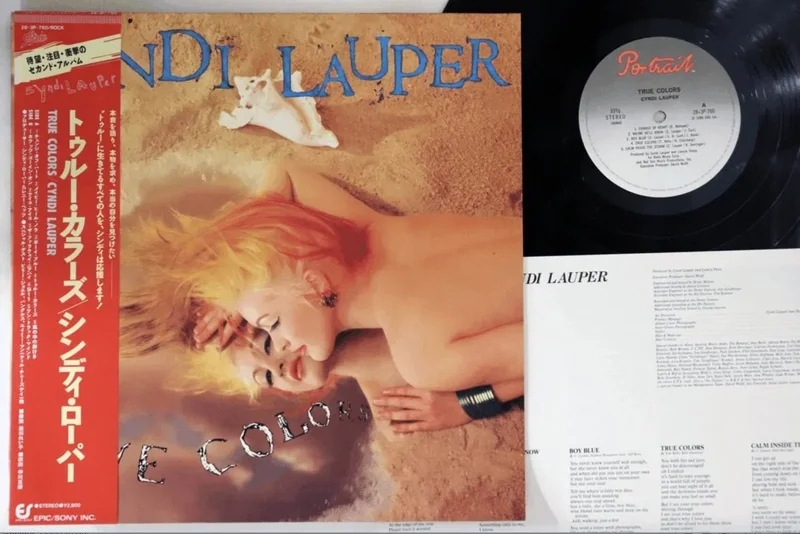 Cyndi Lauper - True Colors - Japanese Vintage Vinyl