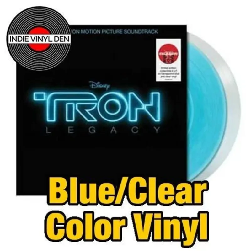 Daft Punk - TRON Legacy Soundtrack - Blue/Clear Color Vinyl Record