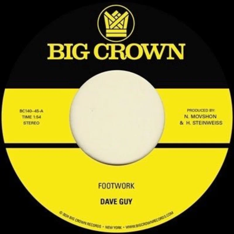 Dave Guy - Footwork b/w Morning Glory Vinyl 7"