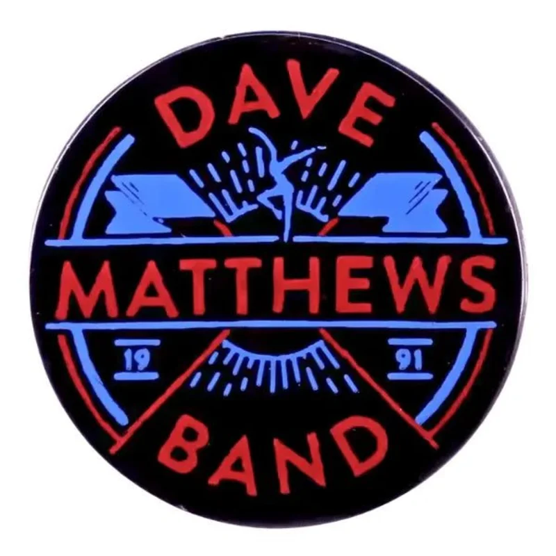 Dave Matthews Band Round - Enamel Pin