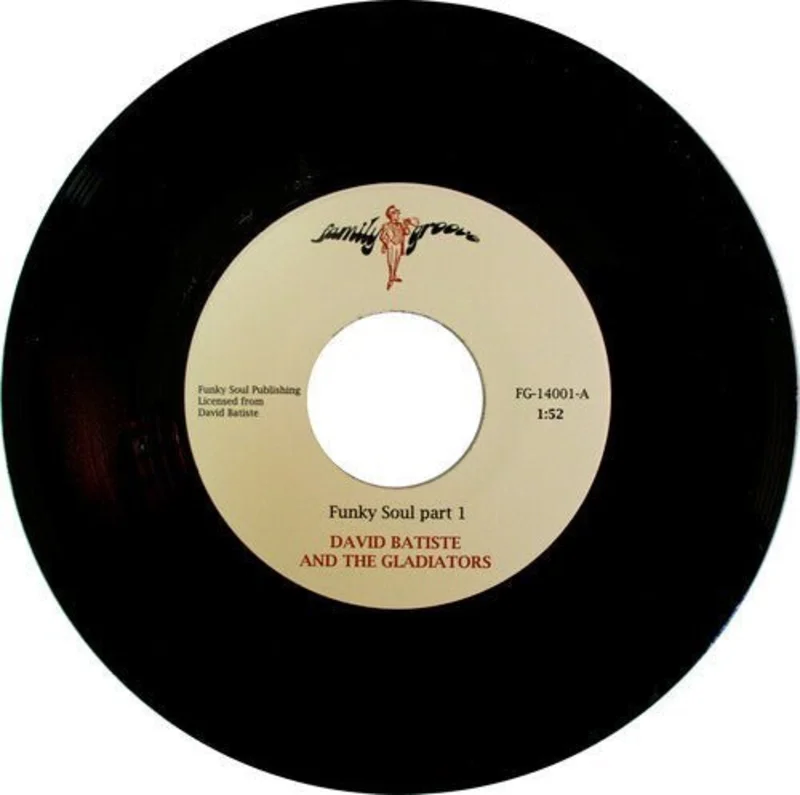 David Batiste & The Gladiators - Funky Soul 7" Vinyl