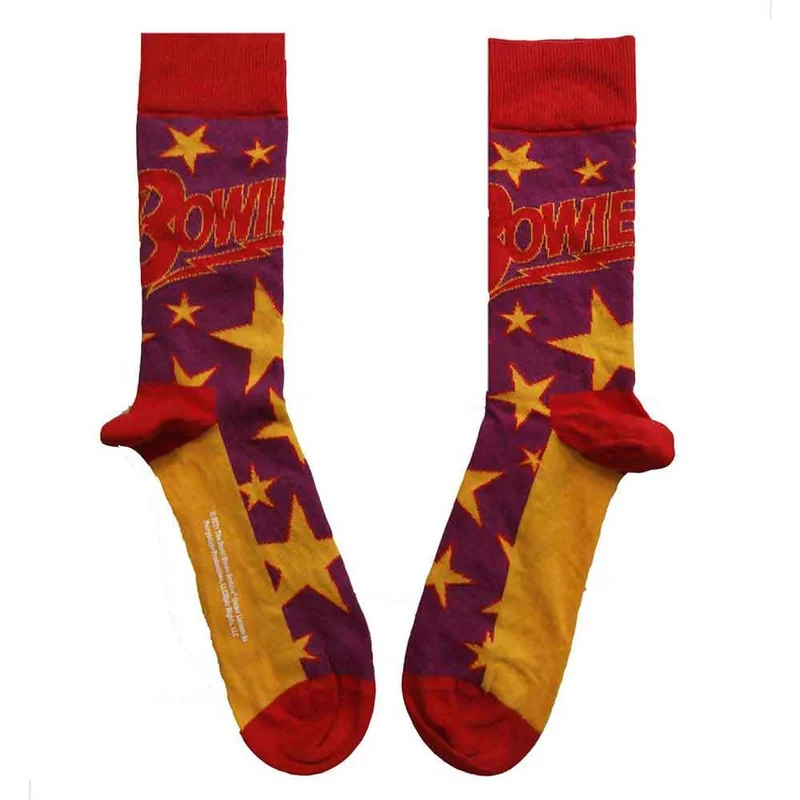 David Bowie - Stars Infill Socks