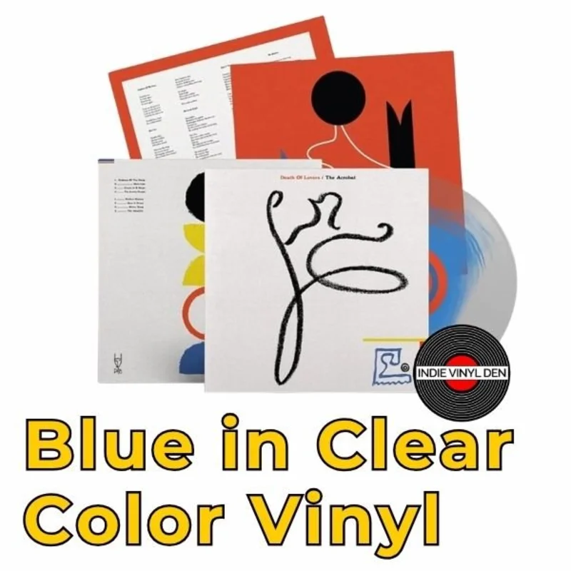 Death of Lovers - The Acrobat - Blue in Clear Color Vinyl Record