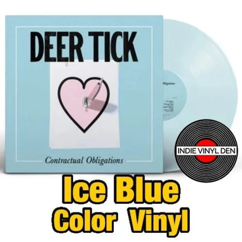 Deer Tick - Contractual Obligations - Ice Blue Color Vinyl Record *