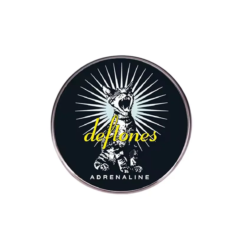 Deftones Cat Adrenaline Round - Enamel Pin