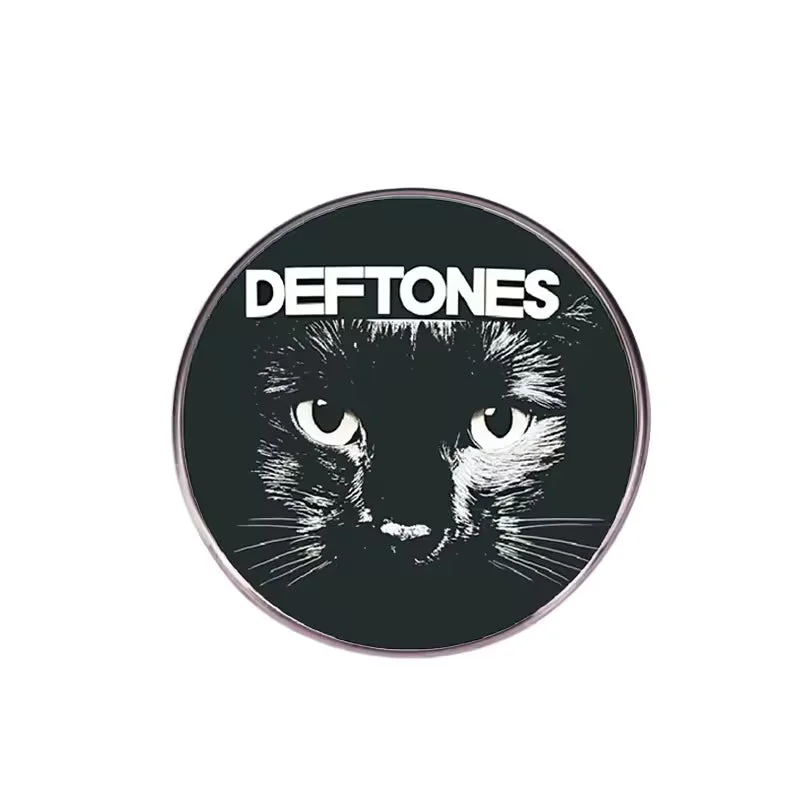 Deftones Close Cat Round - Enamel Pin