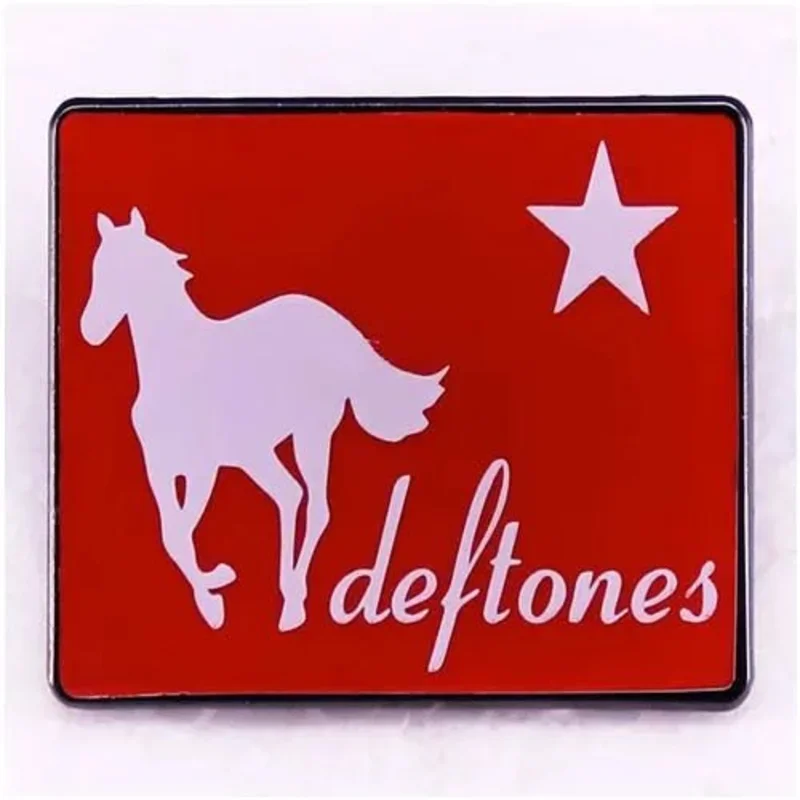 Deftones Horse Rectangle - Enamel Pin