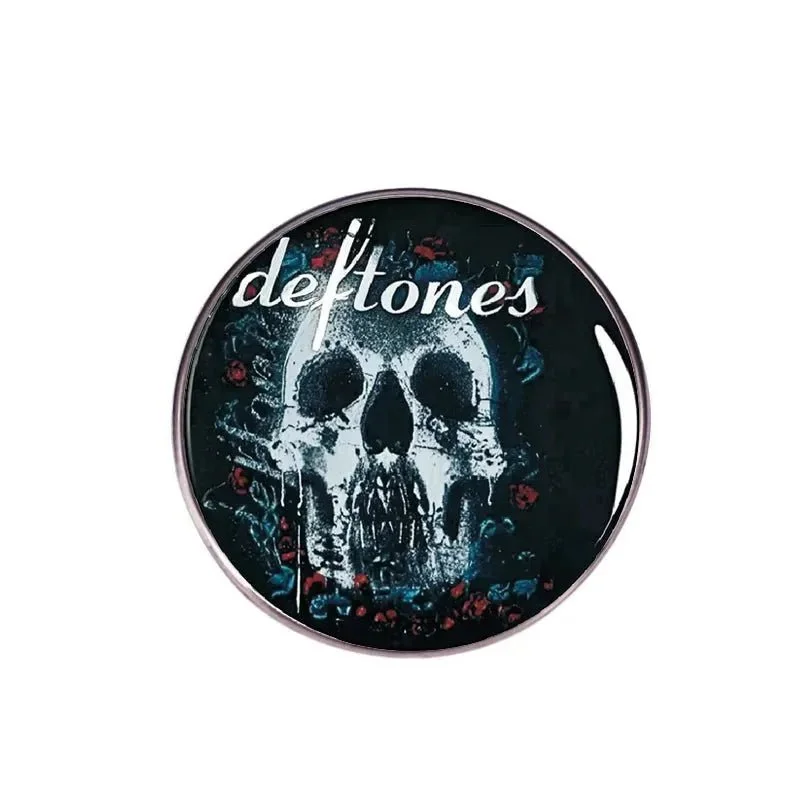 Deftones Skull Round - Enamel Pin
