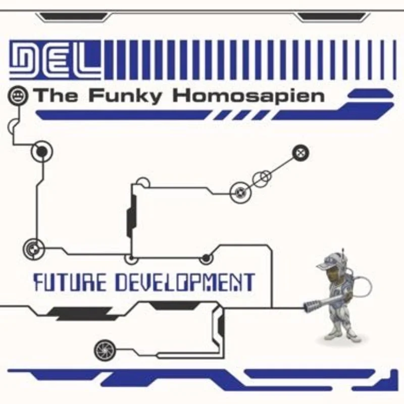 Del the Funky Homosapien - Future Development (Metallic Blue Color) Vinyl LP