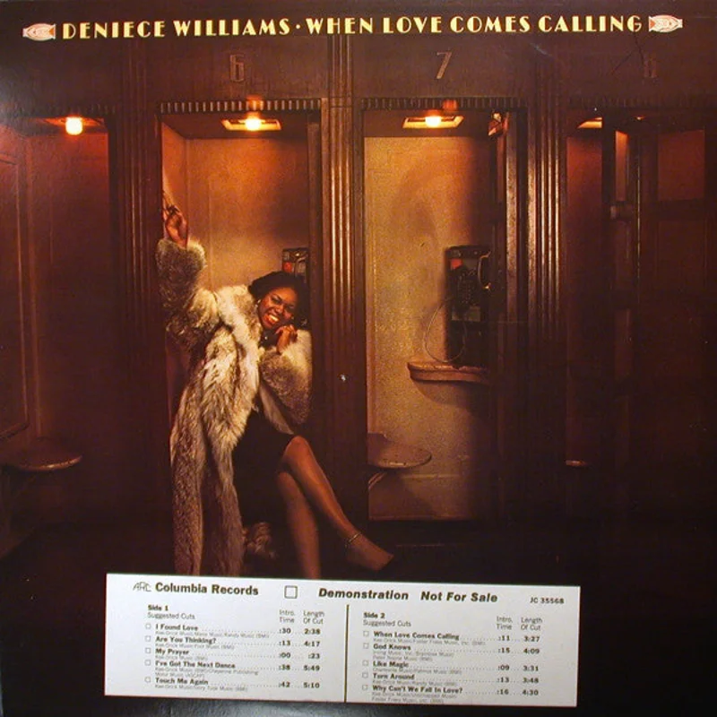 Deniece Williams - When Love Comes Calling (LP, Album, Promo) (Very Good (VG))