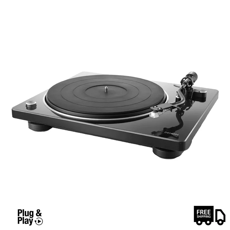 Denon DP-400F [Plug & Play] Turntable Black