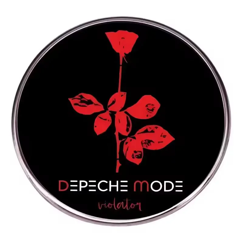 Depeche Mode Violator Rose Round - Enamel Pin
