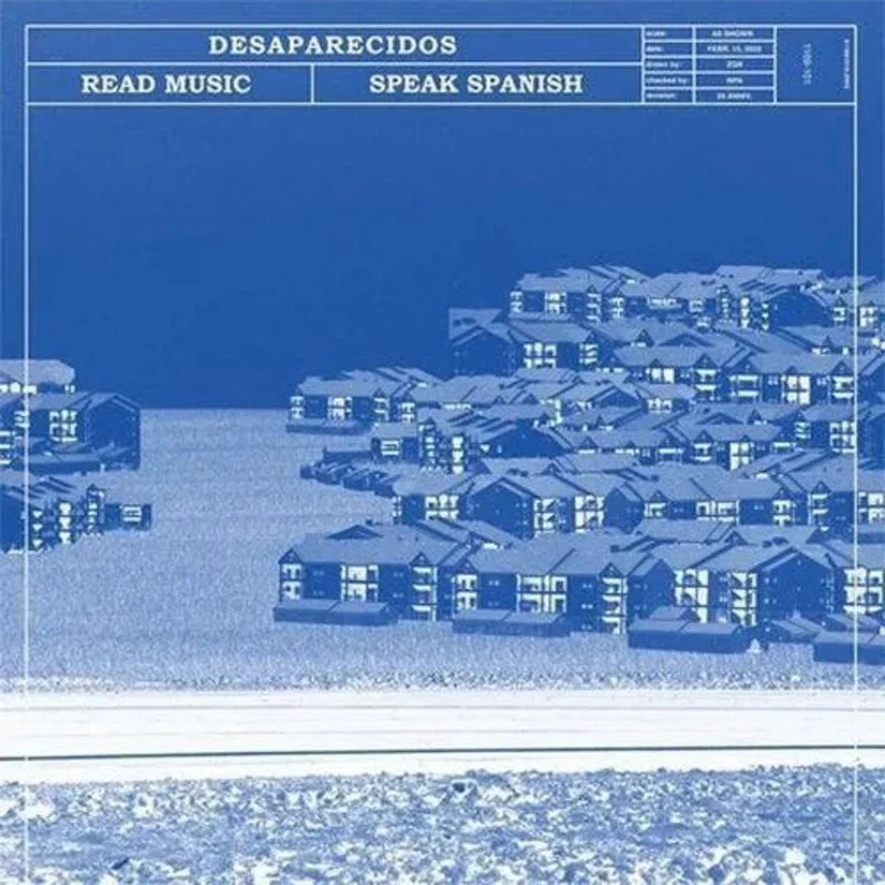 Desaparecidos - Read Music/Speak Spanish: Remastered - Transparent & opaque BLUE print Color Vinyl Music LP