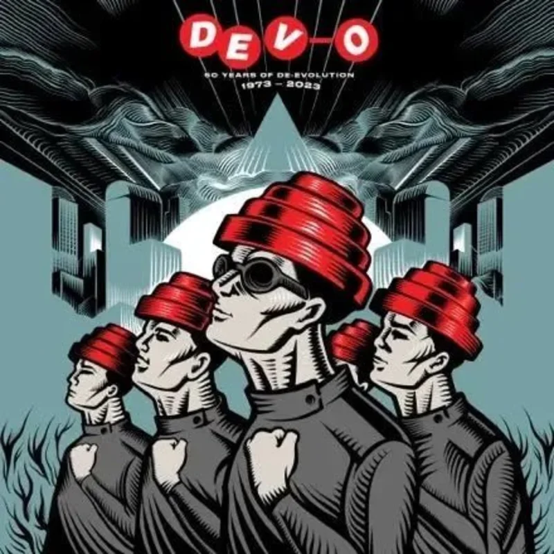 Devo - 50 Years of De-Evolution (1973-2023) - Red & Blue Color Vinyl Record
