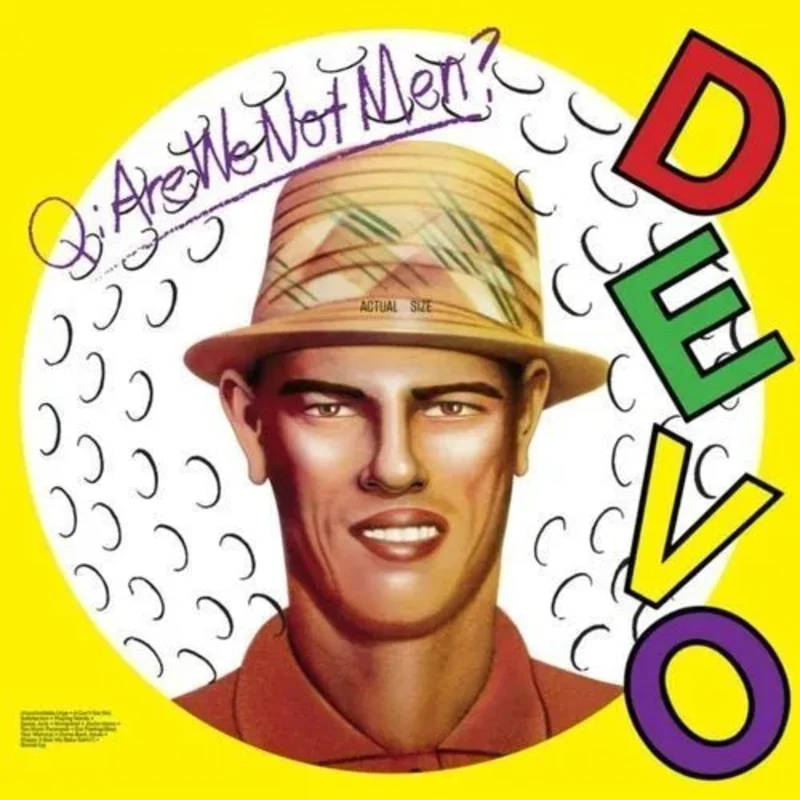 Devo - Q: Are We Not Men? A: We Are Devo! - Golf Ball White Color Vinyl Record *