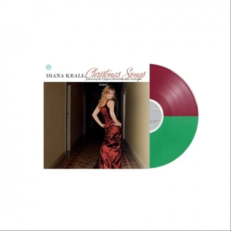 Diana Krall  Christmas Songs - Red/Green Split Vinyl Record
