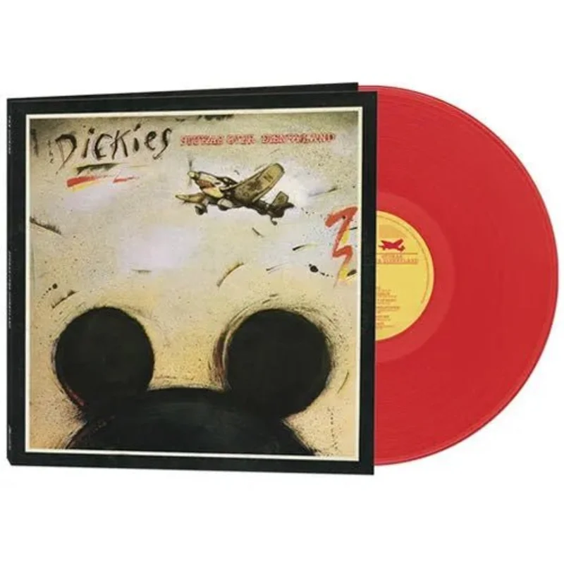 Dickies - Stukas Over Disneyland- Red Color Vinyl Record *