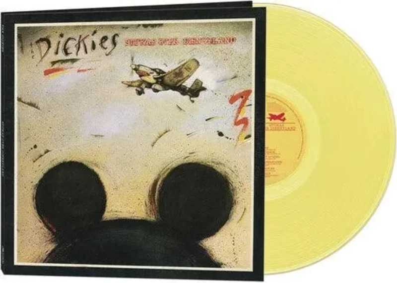 Dickies - Stukas Over Disneyland- YELLOW Color Vinyl Record *