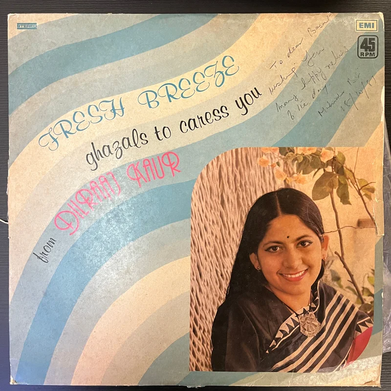 Dilraaj Kaur - Fresh Breeze (Ghazals To Caress You) ( (Used Vinyl - VG+) SD Marketplace