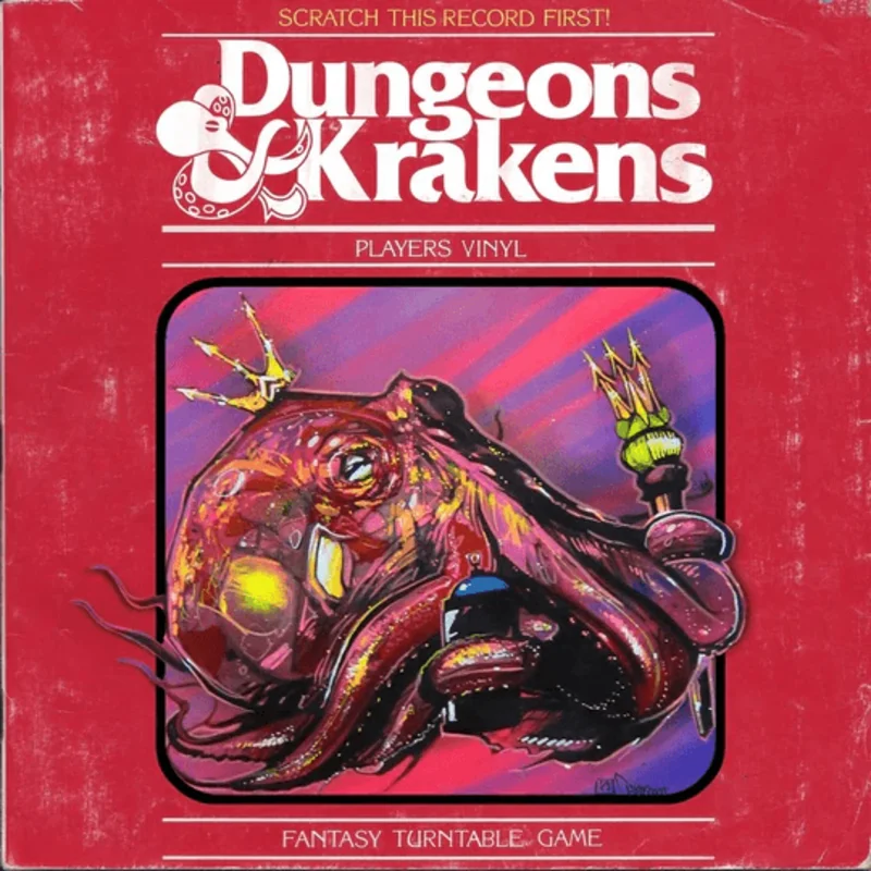 DJ Because & DJ Efechto - Dungeons & Krakens 7" Vinyl