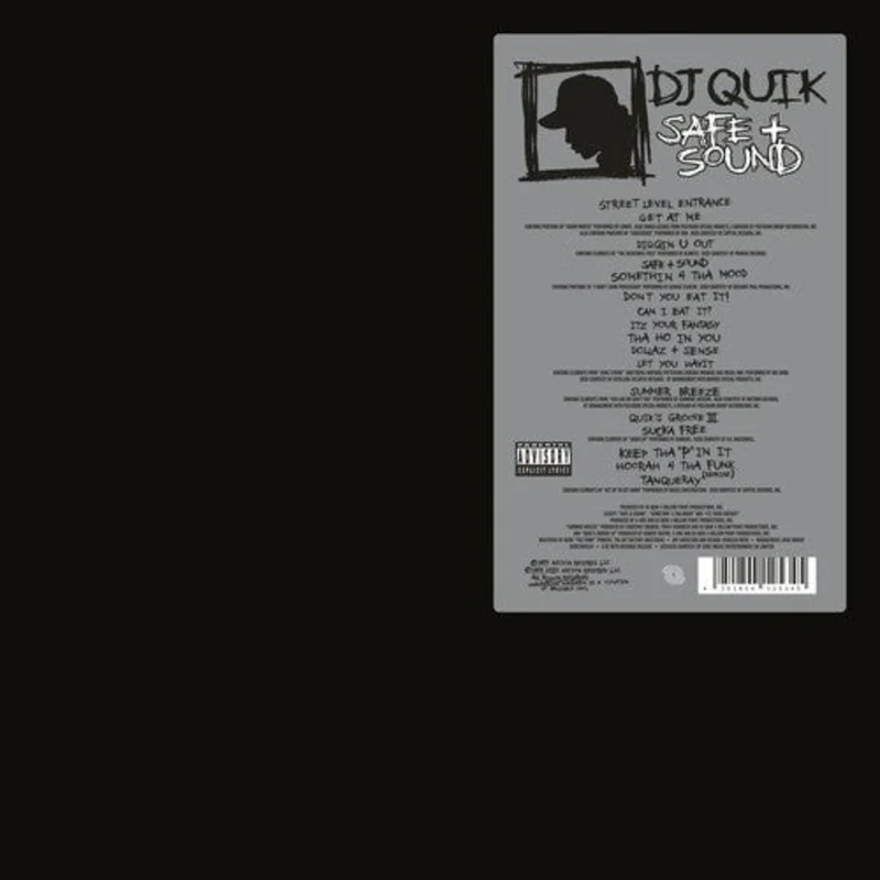 DJ Quik - Safe & Sound (Translucent Red Color) Vinyl LP