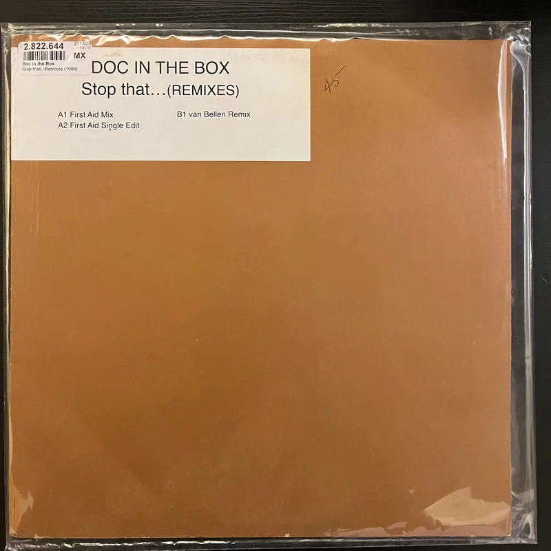 Doc In The Box - Stop That... (Remixes) ( (Used Vinyl - VG+) KG Marketplace