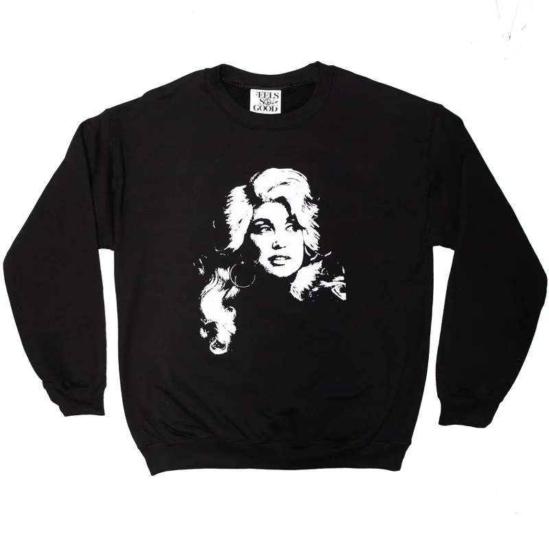 Dolly SWEATSHIRT - BLACK - LAST CHANCE!