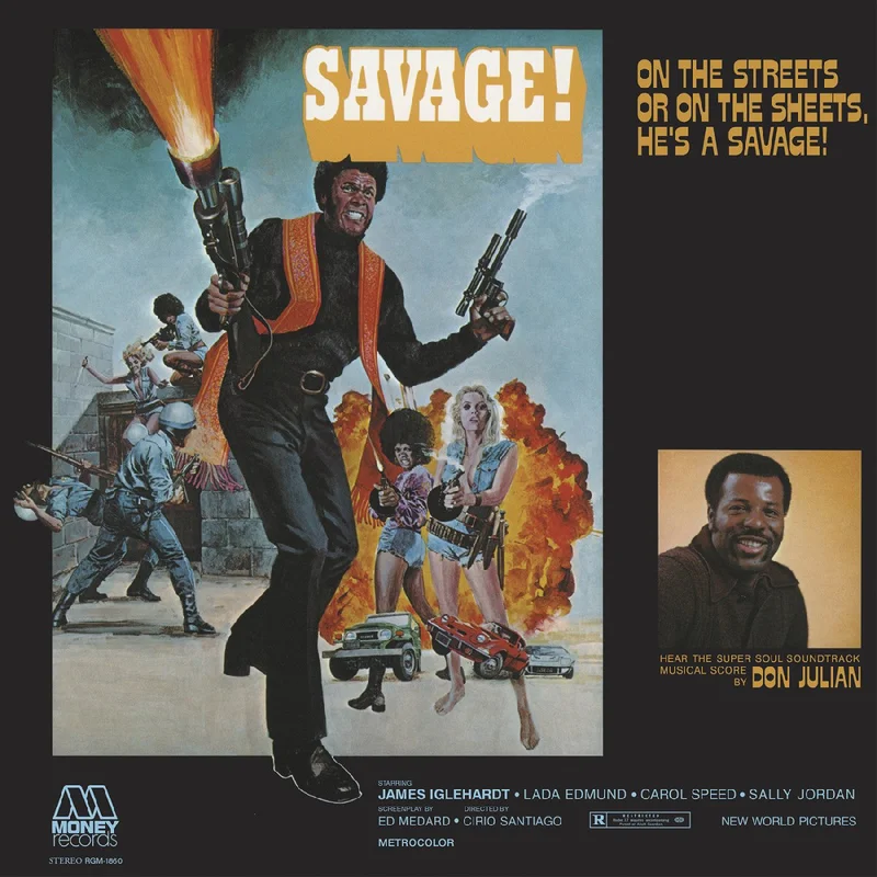 Don Julian - SAVAGE! Super Soul Soundtrack (Blood Orange Color) Vinyl LP