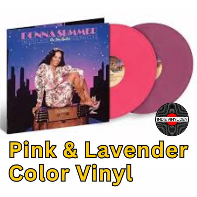 Donna Summer On the Radio: Greatest Hits Vol I & II 2LP Pink & Lavender Color Vinyl