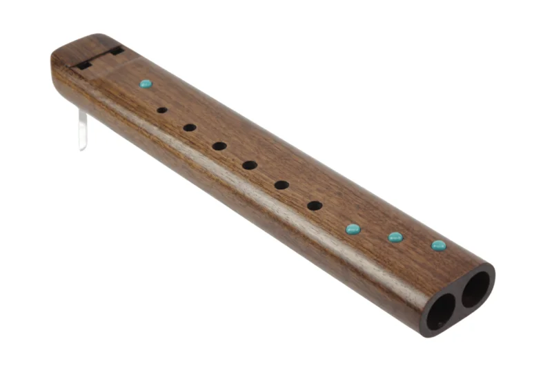 Double Nova 'A' Walnut & Turquoise